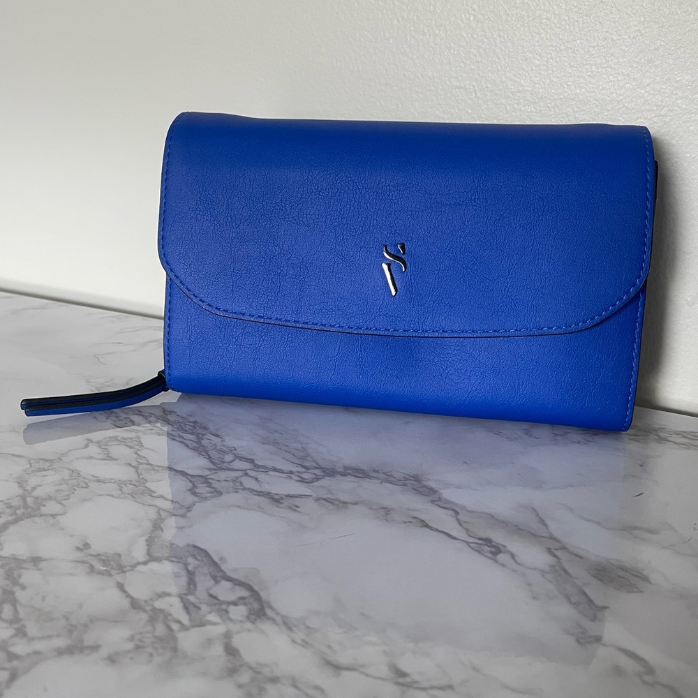 Simply Vera Vera Wang Cobalt Blue Signature Mini Crossbody
